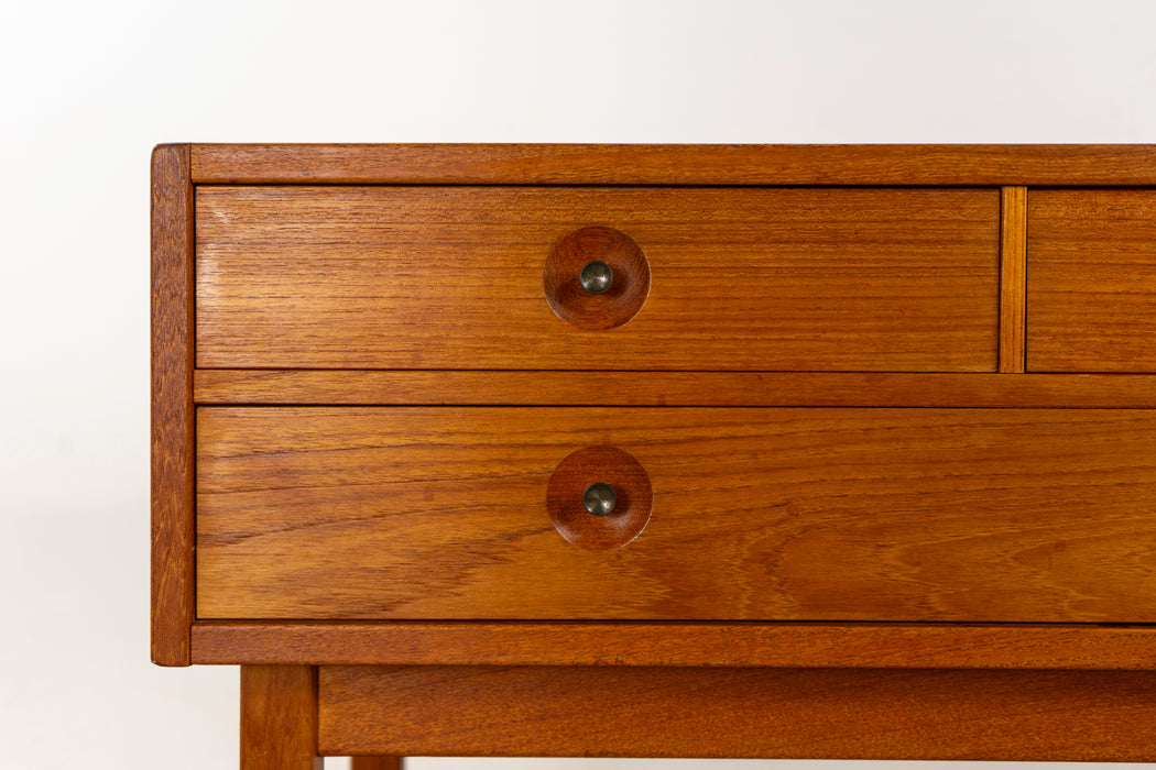 Teak Swedish Console Table by Nils Jonsson - (D1230)