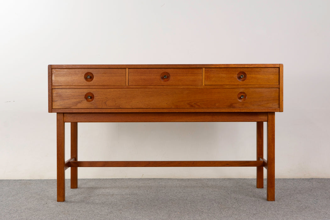 Teak Swedish Console Table by Nils Jonsson - (D1230)