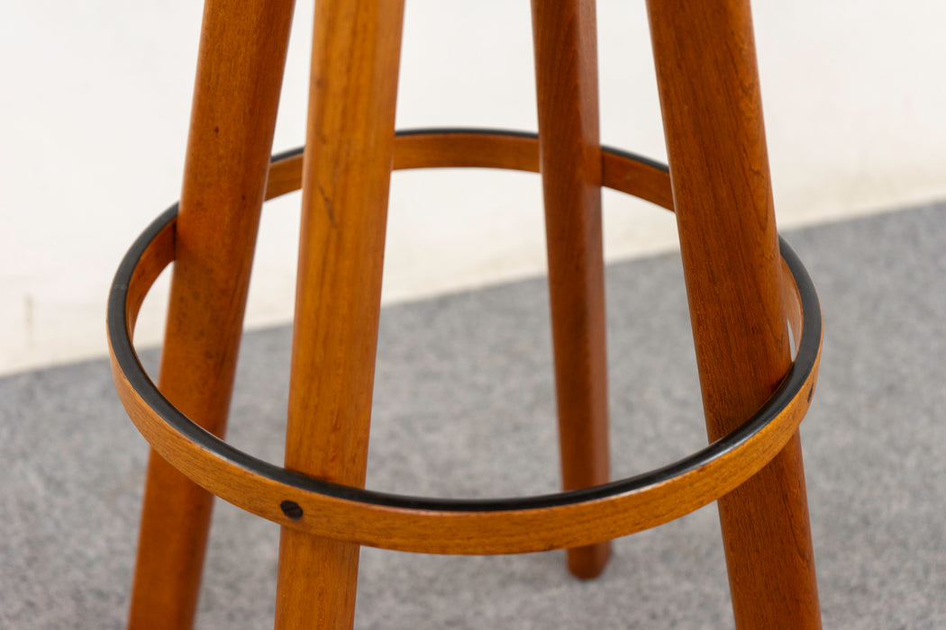 Teak Danish Bar Stool by Hans Olsen - (D1247)