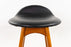 Teak & Leather Bar Stool by Erik Buch - (D1248)