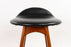 Teak & Leather Bar Stool by Erik Buch - (D1249)