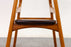 Teak & Leather Bar Stool by Erik Buch - (D1250)