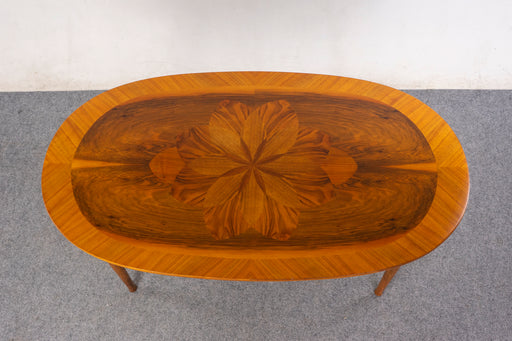 Walnut Swedish Coffee Table By Yngvar Sandstrom - (326-144)