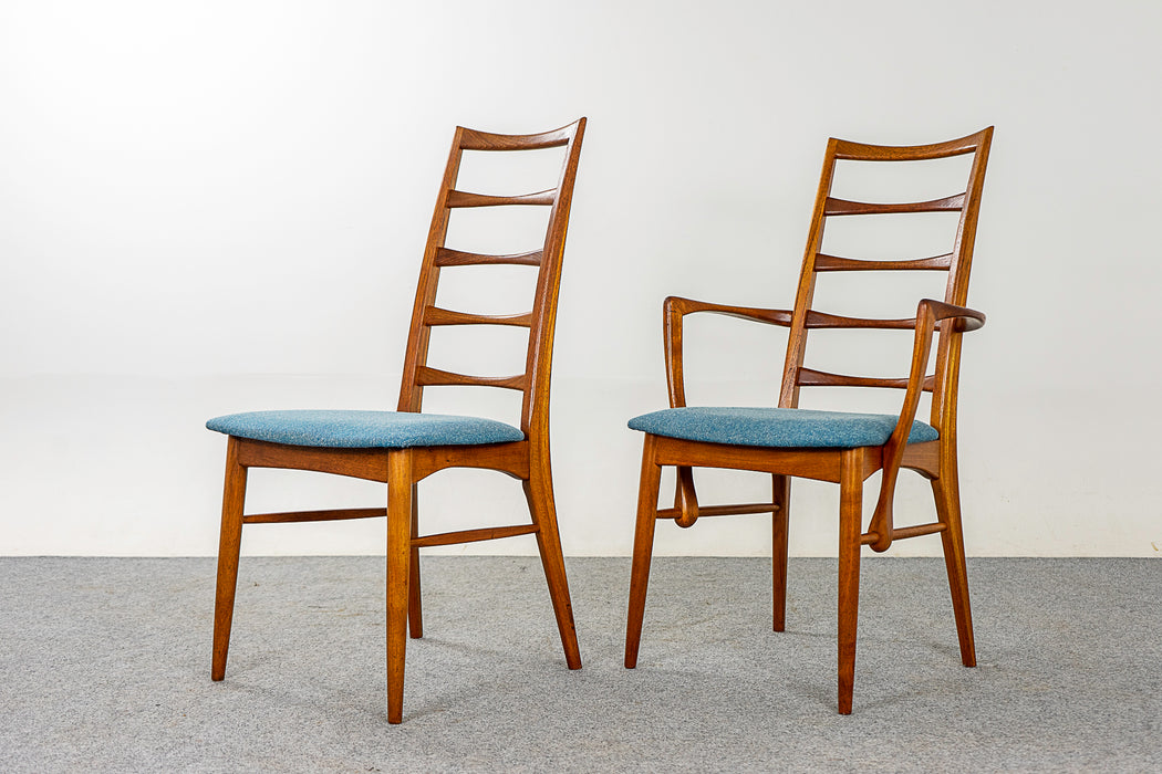 6 Teak "Lis" Dining Chairs by Niels Koefoed - (D865)