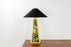 Danish Carved Wood Table Lamp - (323-015)