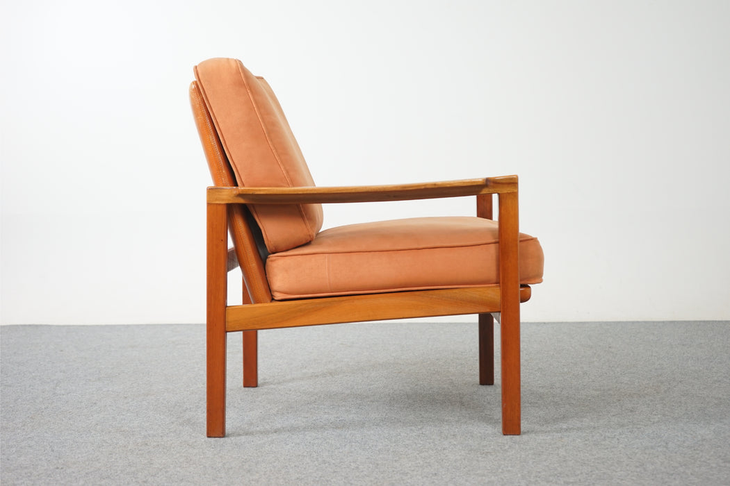 Walnut Danish Easy Chair - (320-048.1)