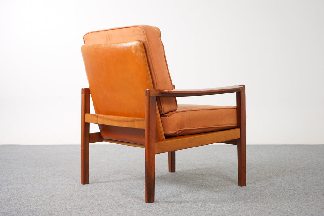 Walnut Danish Easy Chair - (320-048.2)