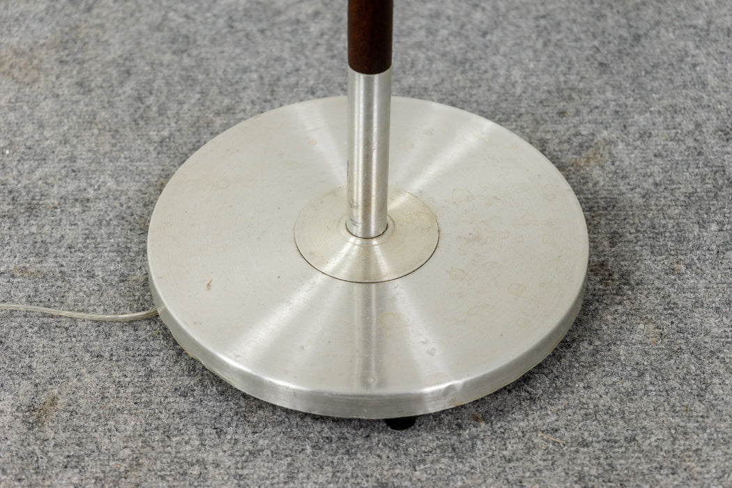 Mid-Century Rosewood & Metal Floor Lamp - (321-345.5)