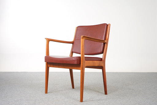 Danish Modern Walnut Arm Chair - (320-026.1)