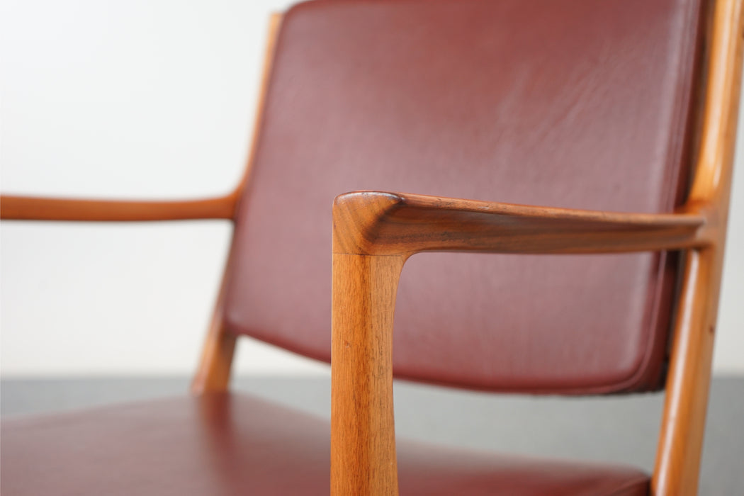 Danish Modern Walnut Arm Chair - (320-026.2)
