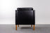 Danish Modern Leather Easy Chair - (322-072.2)