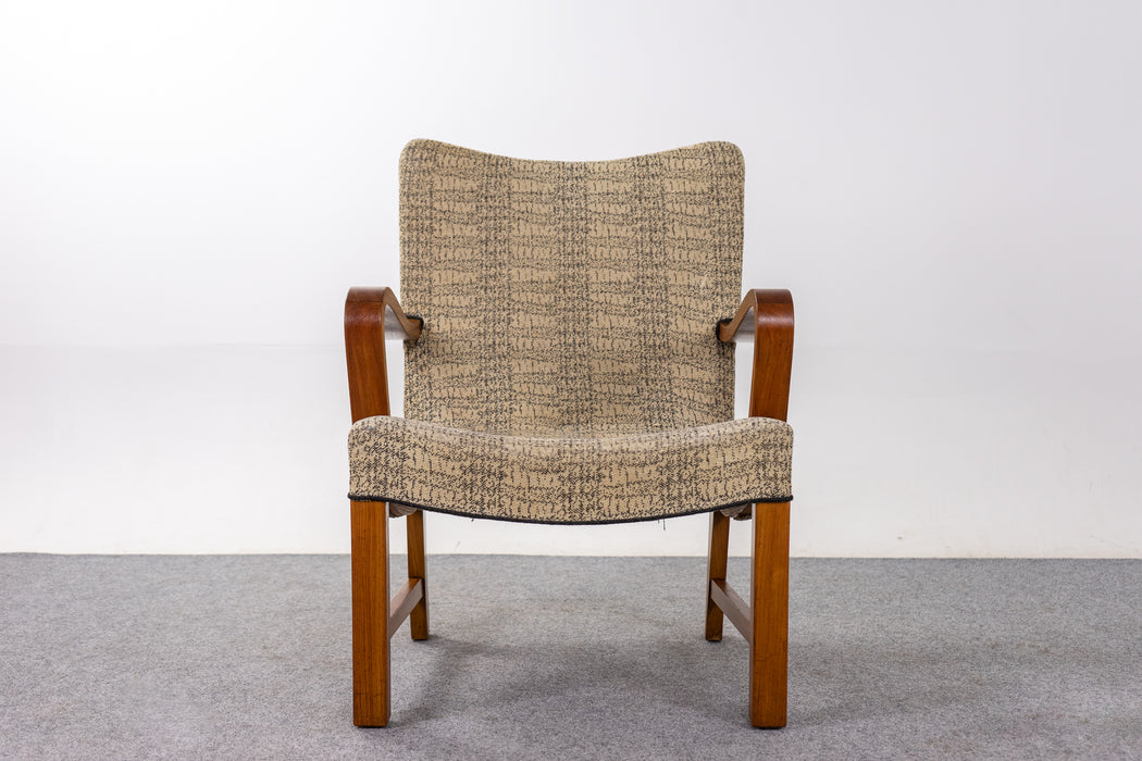 Elm Danish Lounge Chair - (321-129)