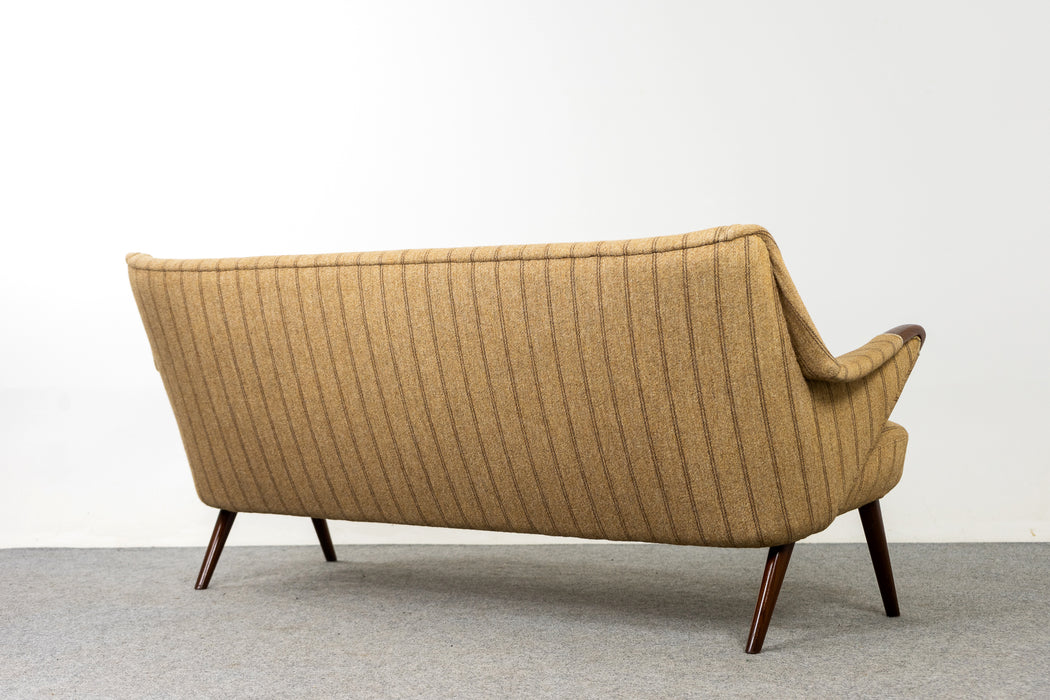 Danish Modern Wool & Teak Sofa - (321-269)