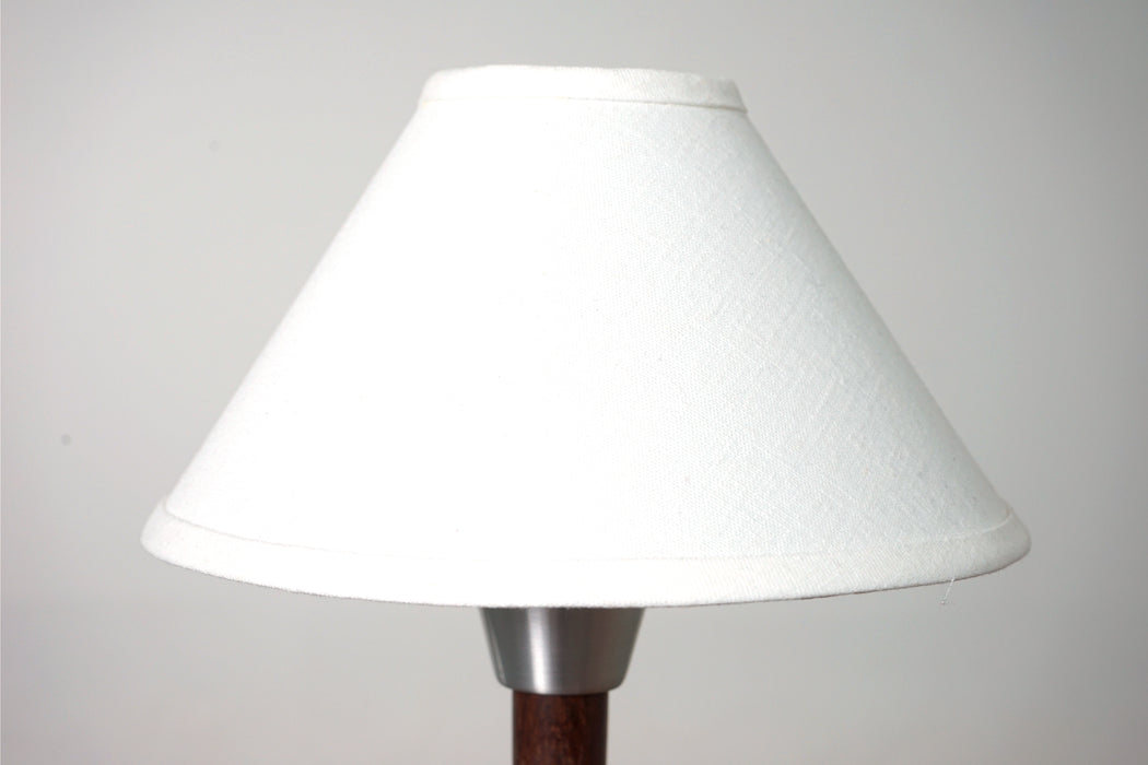Danish Modern Metal & Rosewood Table Lamp - (D844)