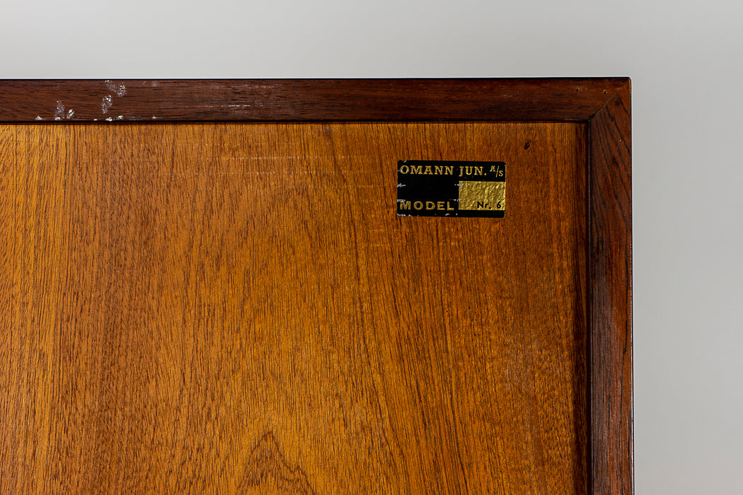 Danish Modern Rosewood Bookcase by Omann Jun - (323-060)
