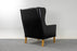 Leather Wingback Lounge Chair - (322-072.1)