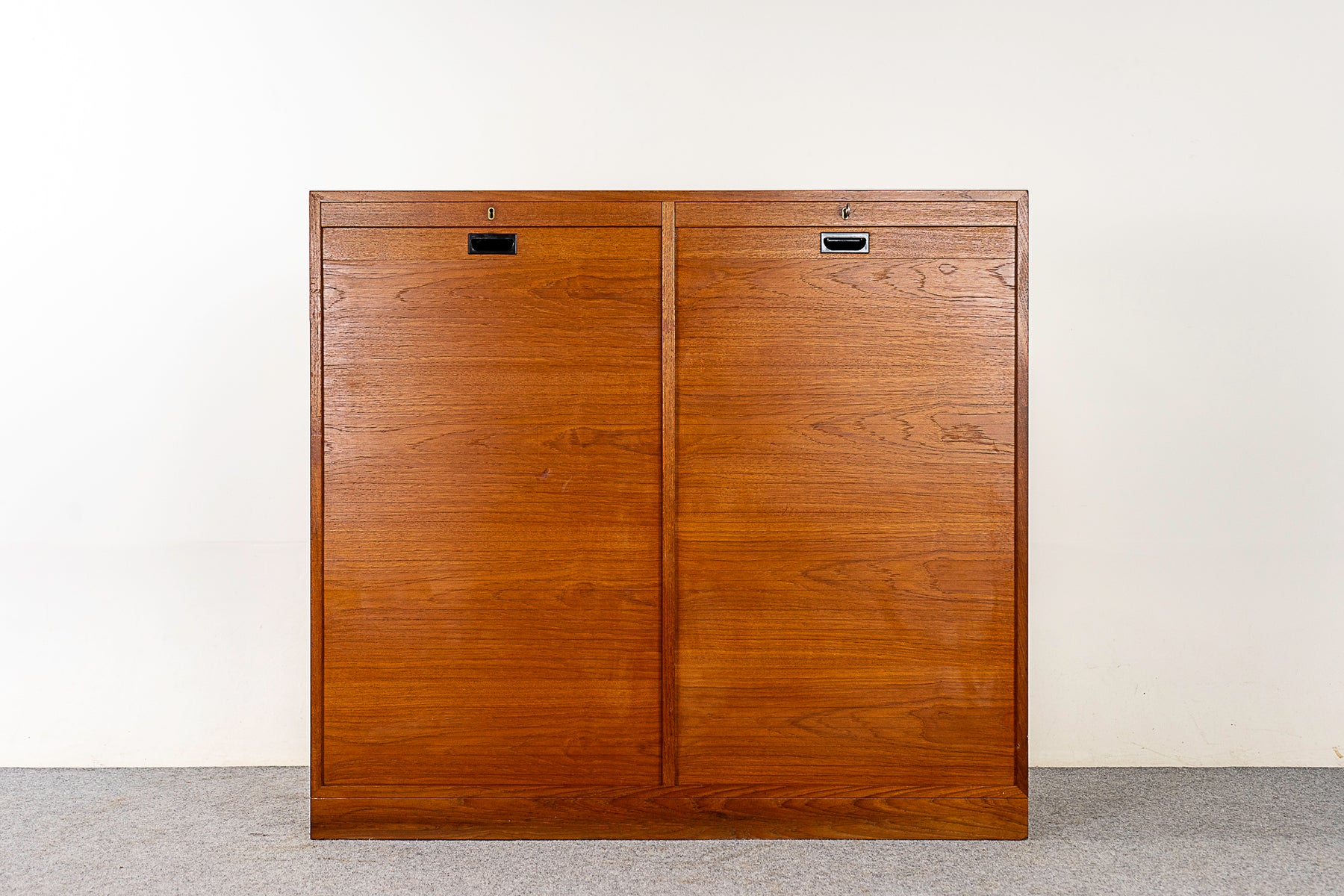 Danish Modern Teak Double Door File Cabinet - (321-339)