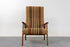 Danish Modern Teak High Back Lounge Chair  (324-151)