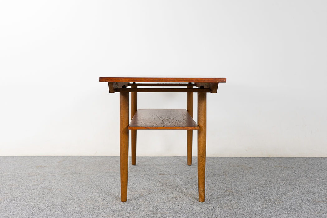Danish Modern Teak Coffee Table - (324-241)