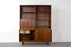 Danish Modern Rosewood Bookcase Cabinet with Desk - (320-006)